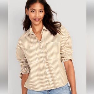 Old Navy “Boyfriend” Shirt Button Down
